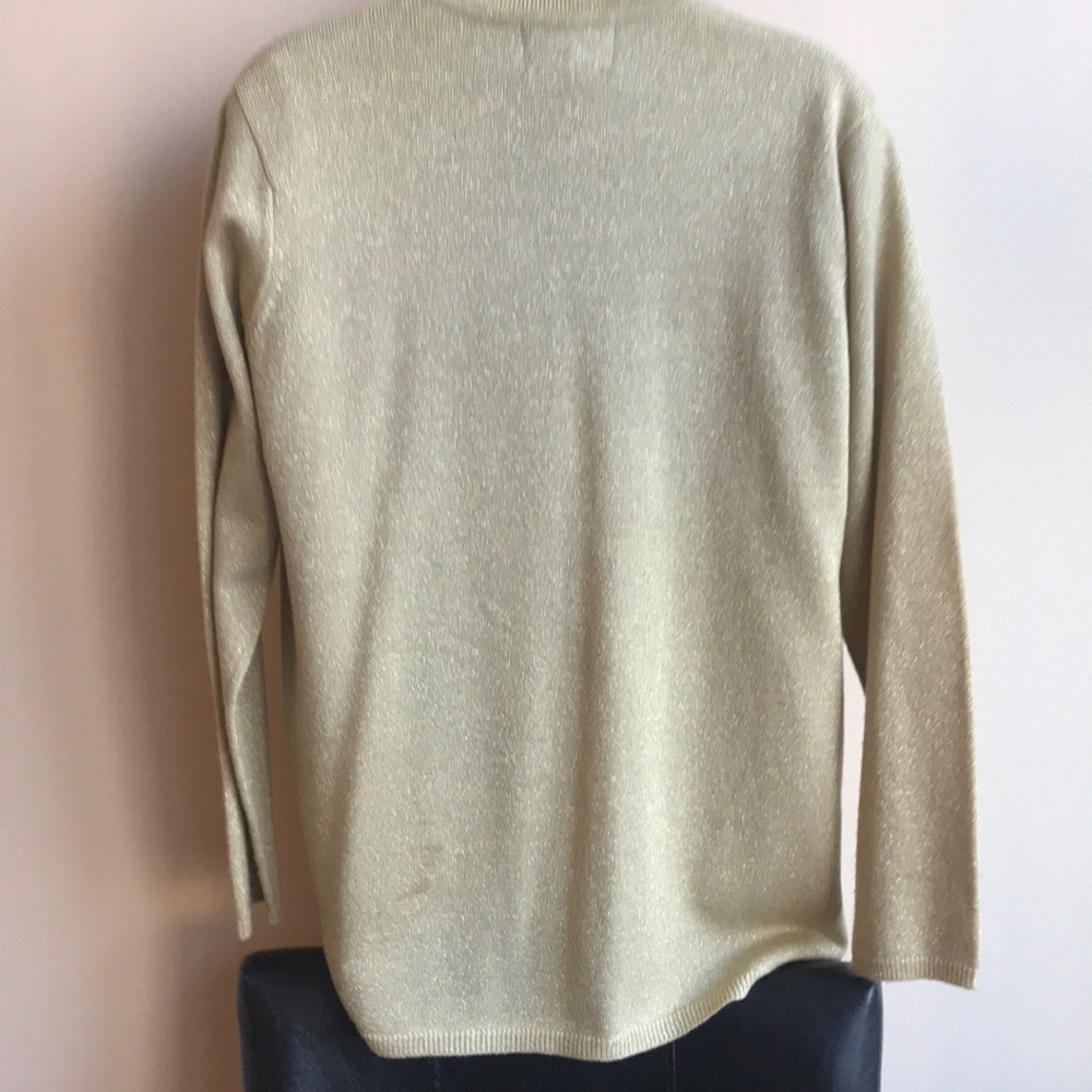 Sag harbor 2 Pc blouse cardigan set Sz M - Picture 7 of 8